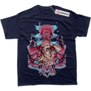Ryomen Sukuna T-Shirt, Jujutsu Kaisen True Fan Shirt SHIN1712092060 - Navy