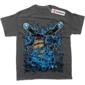 Blastoise T-Shirt, Pokemon True Fan Shirt SHIN1712092061 - Coffee