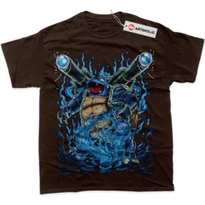 Blastoise T-Shirt, Pokemon True Fan Shirt SHIN1712092061 - Carbon