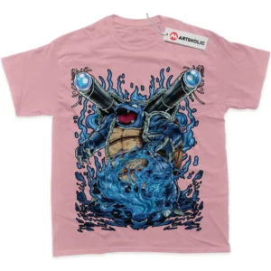Blastoise T-Shirt, Pokemon True Fan Shirt SHIN1712092061 - Pink