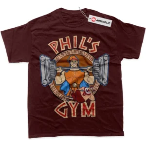Hercules T-Shirt, Gym True Fan Shirt SHIN1712092062 - Wine Red