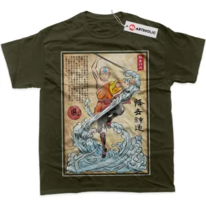 Aang T-Shirt, Avatar the Last Airbender True Fan Shirt SHIN1712092063 - Army Green