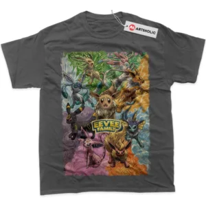 Eevee T-Shirt, Pokemon True Fan Shirt SHIN1712092064 - Coffee