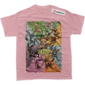 Eevee T-Shirt, Pokemon True Fan Shirt SHIN1712092064 - Pink
