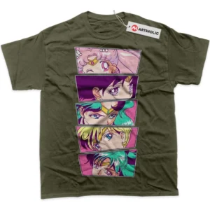 Sailor Moon T-Shirt, Anime True Fan Shirt SHIN1712092067 - Army Green