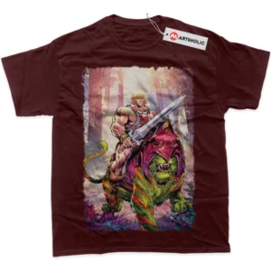 He-Man T-Shirt, Masters of the Universe True Fan Shirt SHIN1712092070 - Wine Red