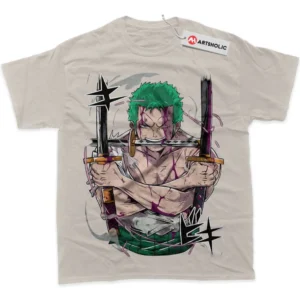 Roronoa Zoro T-Shirt, One Piece True Fan Shirt SHIN1712092071 - Sand