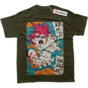 Son Goku T-Shirt, Dragon Ball Z True Fan Shirt SHIN1712092072 - Army Green