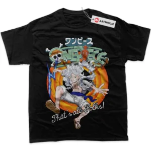 Monkey D Luffy T-Shirt, One Piece True Fan Shirt SHIN1712092073 - Black