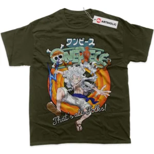 Monkey D Luffy T-Shirt, One Piece True Fan Shirt SHIN1712092073 - Army Green