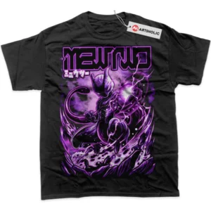 Mewtwo T-Shirt, Pokemon True Fan Shirt SHIN1712092074 - Black