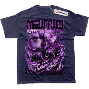 Mewtwo T-Shirt, Pokemon True Fan Shirt SHIN1712092074 - Navy