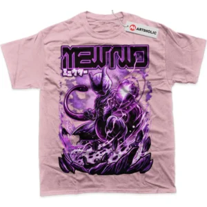 Mewtwo T-Shirt, Pokemon True Fan Shirt SHIN1712092074 - Pink