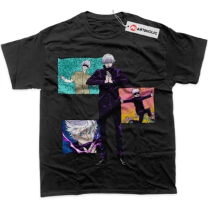 Satoru Gojo T-Shirt, Jujutsu Kaisen True Fan Shirt SHIN1712092075 - Black