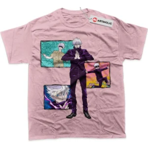 Satoru Gojo T-Shirt, Jujutsu Kaisen True Fan Shirt SHIN1712092075 - Pink