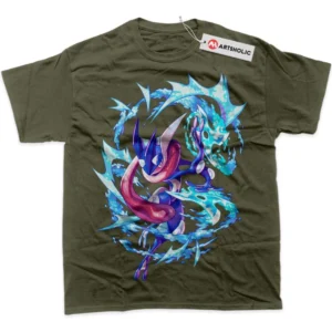 Greninja T-Shirt, Pokemon True Fan Shirt SHIN1712092076 - Army Green