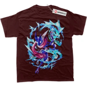 Greninja T-Shirt, Pokemon True Fan Shirt SHIN1712092076 - Wine Red