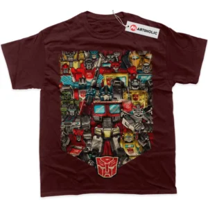 Autobots T-Shirt, Transformers True Fan Shirt SHIN1712092077 - Wine Red