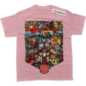 Autobots T-Shirt, Transformers True Fan Shirt SHIN1712092077 - Pink