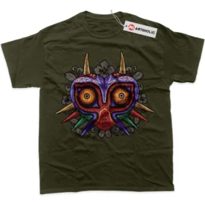 The Legend of Zelda: Majora? Mask T-Shirt, Game True Fan Shirt SHIN1712092078 - Army Green