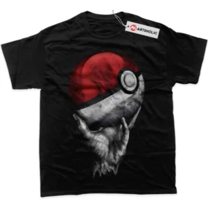 Poke Ball T-Shirt, Pokemon True Fan Shirt SHIN1712092079 - Black