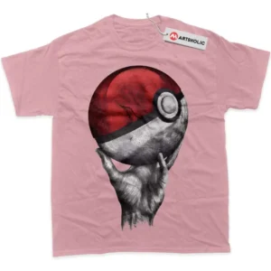 Poke Ball T-Shirt, Pokemon True Fan Shirt SHIN1712092079 - Pink