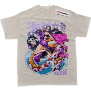 Boa Hancock T-Shirt, One Piece True Fan Shirt SHIN1712092080 - Light Grey