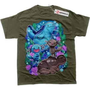 Wooper T-Shirt, Pokemon True Fan Shirt SHIN1712092081 - Army Green