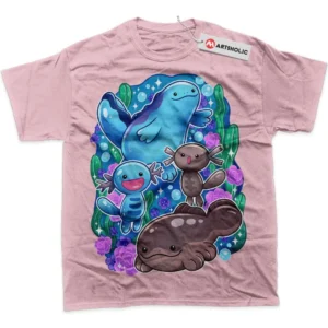 Wooper T-Shirt, Pokemon True Fan Shirt SHIN1712092081 - Pink