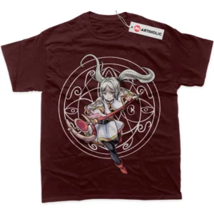 Frieren: Beyond Journey? End T-Shirt, Anime True Fan Shirt SHIN1712092083 - Wine Red