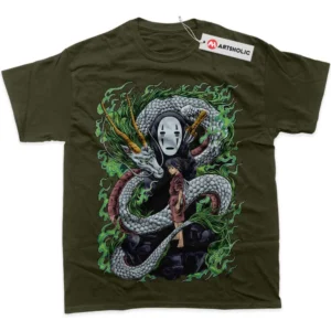 Spirited Away T-Shirt, Studio Ghibli True Fan Shirt SHIN1712092085 - Army Green