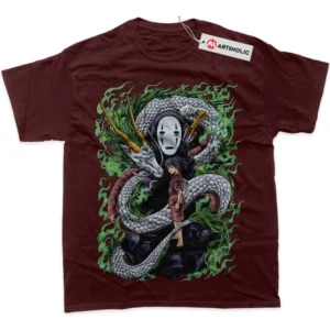 Spirited Away T-Shirt, Studio Ghibli True Fan Shirt SHIN1712092085 - Wine Red