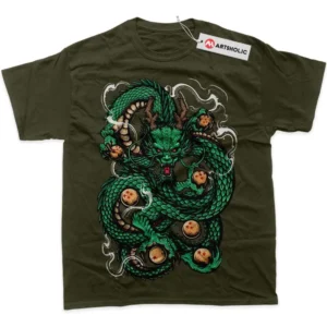 Shenron T-Shirt, Dragon Ball Z True Fan Shirt SHIN1712092087 - Army Green