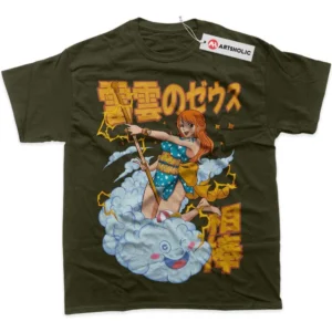 Nami T-Shirt, One Piece True Fan Shirt SHIN1712092088 - Army Green