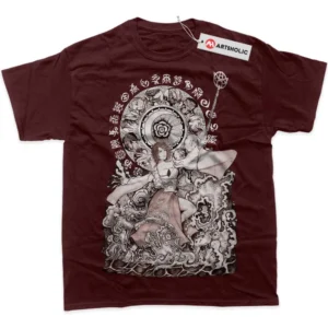 Yuna T-Shirt, Final Fantasy True Fan Shirt SHIN1712092089 - Wine Red