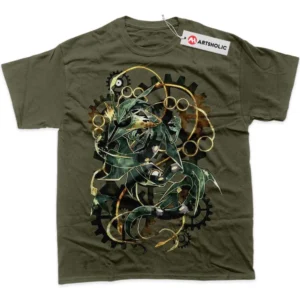 Rayquaza T-Shirt, Pokemon True Fan Shirt SHIN1712092090 - Army Green