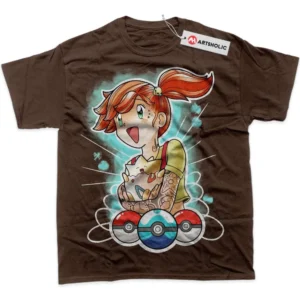 Misty vs Togepi T-Shirt, Pokemon True Fan Shirt SHIN1712092091 - Carbon