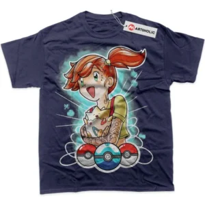 Misty vs Togepi T-Shirt, Pokemon True Fan Shirt SHIN1712092091 - Navy