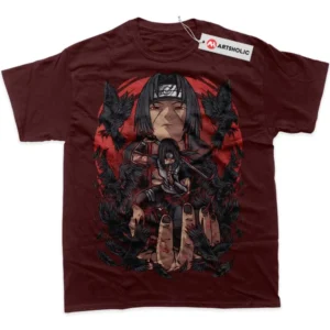 Itachi Uchiha T-Shirt, Akatsuki True Fan Shirt SHIN1712092092 - Wine Red