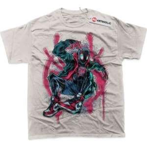 Miles Morales T-Shirt, Marvel Comics True Fan Shirt SHIN1712092094 - Light Blue