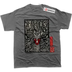 Princess Mononoke T-Shirt, Studio Ghibli True Fan Shirt SHIN1712092095 - Coffee