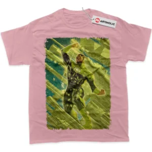 Green Lantern T-Shirt, DC Comics True Fan Shirt SHIN1712092098 - Pink