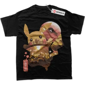 Pikachu T-Shirt, Pokemon True Fan Shirt SHIN1712092101 - Black