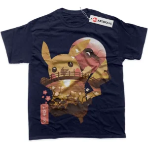 Pikachu T-Shirt, Pokemon True Fan Shirt SHIN1712092101 - Navy