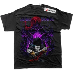 Sung Jinwoo T-Shirt, Solo Leveling True Fan Shirt SHIN1712092104 - Black