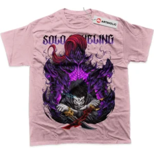 Sung Jinwoo T-Shirt, Solo Leveling True Fan Shirt SHIN1712092104 - Pink