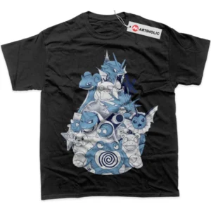 Water Class Pokemon T-Shirt, Anime True Fan Shirt SHIN1712092106 - Black