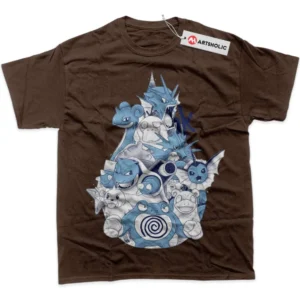 Water Class Pokemon T-Shirt, Anime True Fan Shirt SHIN1712092106 - Carbon
