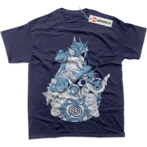 Water Class Pokemon T-Shirt, Anime True Fan Shirt SHIN1712092106 - Navy