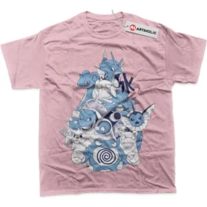 Water Class Pokemon T-Shirt, Anime True Fan Shirt SHIN1712092106 - Pink